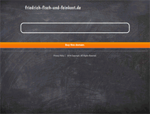 Tablet Screenshot of friedrich-fisch-und-feinkost.de
